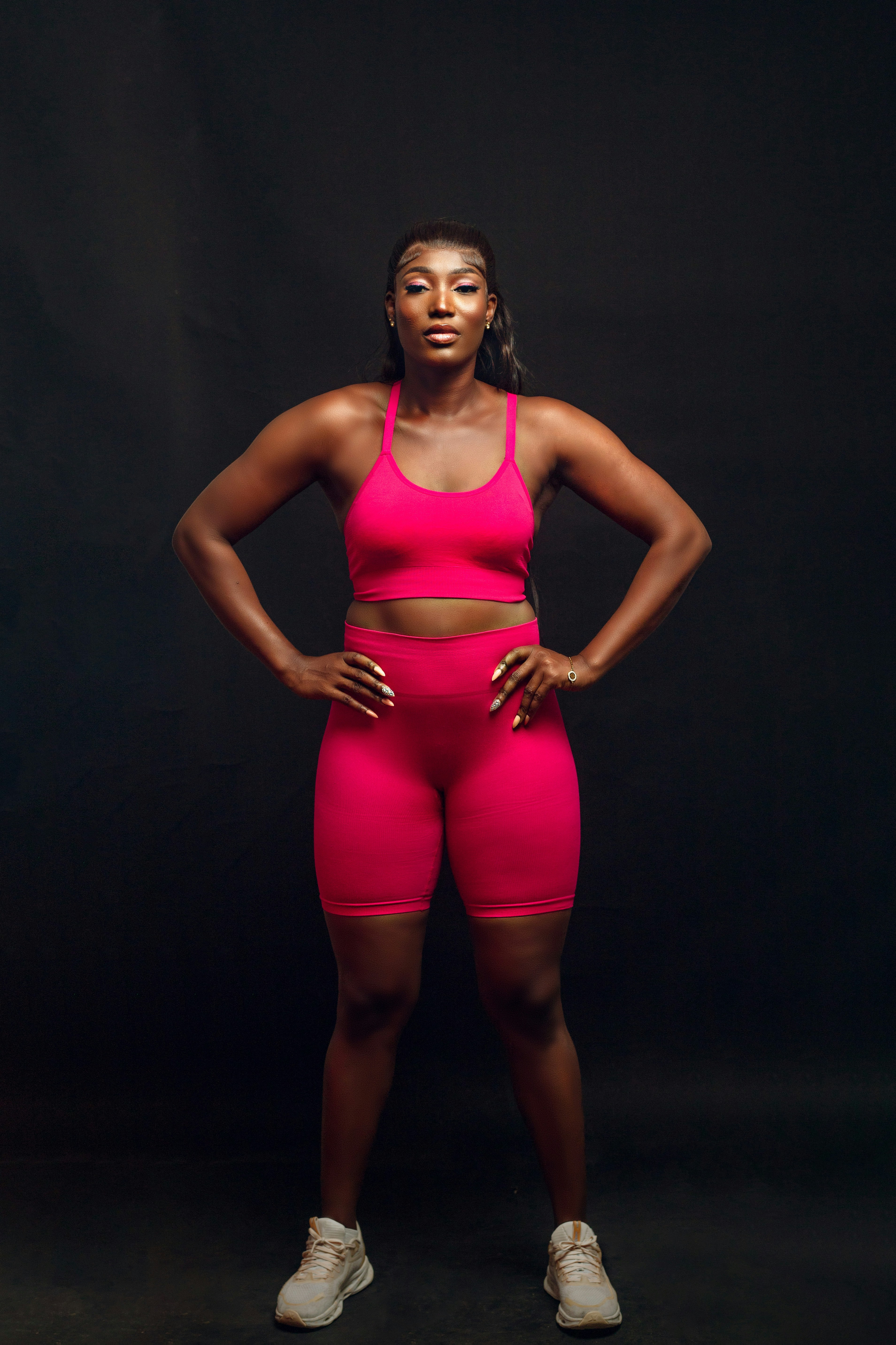 Fitness progress vrouw